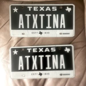 Personalized Texas State License Plates
